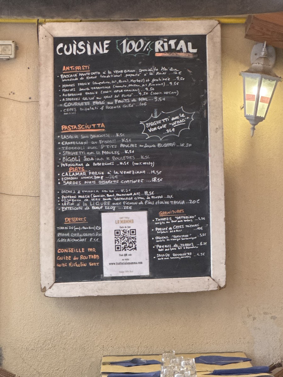 Menu Trattoria La Mamma-2